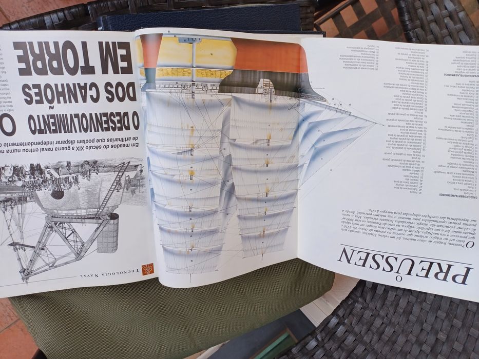 Coleção completa dos fascículos "Navios & Veleiros"