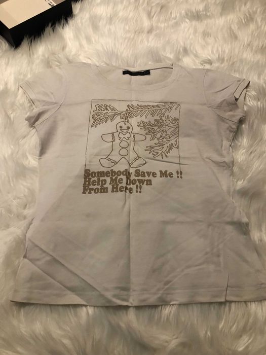 tshirt zara tamanho l branca com boneco dourado