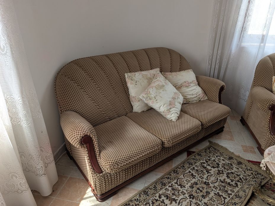 Sofá 3 lugares + 2 poltronas