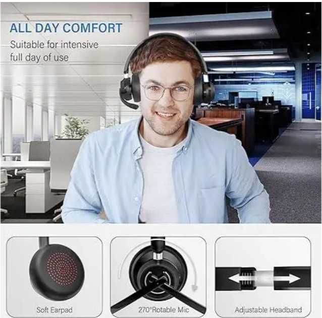 Bluetooth-гарнітура  SUNITEC BH880 з мікрофоном із шумозаглушенням