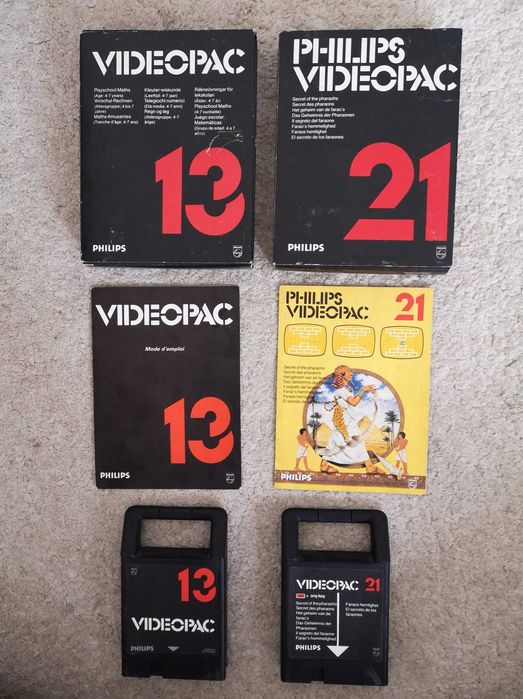 Conjunto de 2 Jogos para Philips Videopac