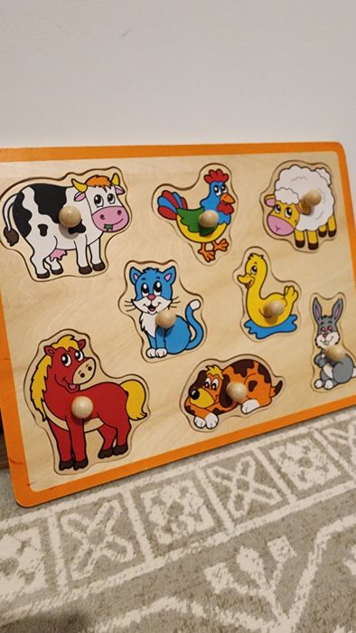 Дерев'яні рамки-вкладиші Монтессорі