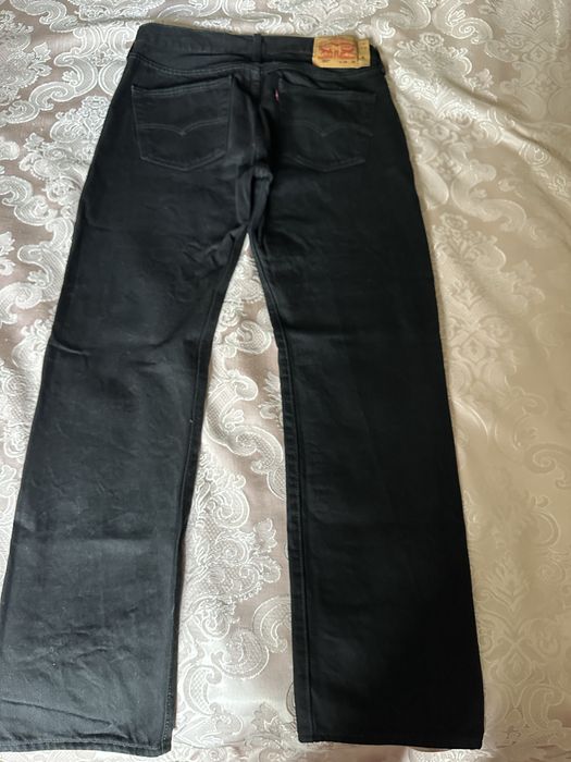Класичні чорні чоловічі джинси LEVI’S 501 ORIGINAL W 34 L 32