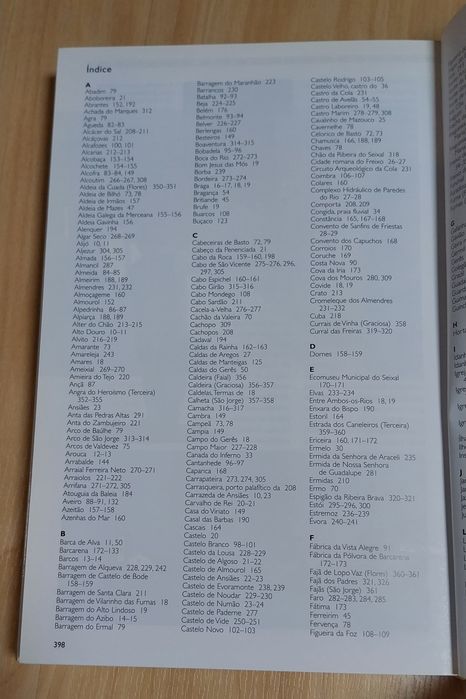 Livro Lugares a visitar em Portugal