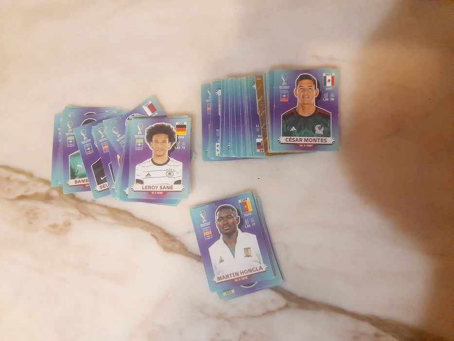 Conjunto de 105 Cromos Mundial Qatar 2022