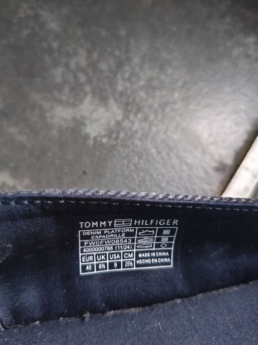 Espadryle Tommy Hilfiger