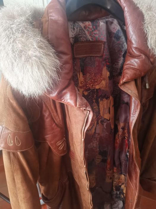 Mulher / Casaco em pele