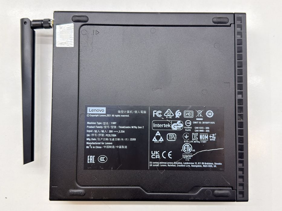 Міні ПК Lenovo ThinkCentre M70q Gen 2 / Intel Pentium Gold G6500 / 16Gb DDR4 / 240Gb SSD M.2