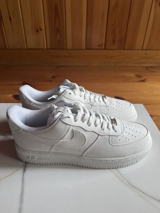Białe buty sneakersy w stylu Nike Air Force 1 '07 – nowe!