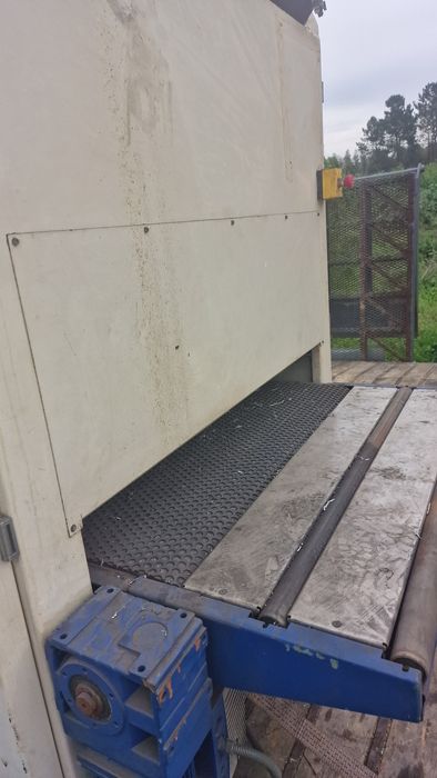 Lixadeira calibradora 1100 dois rolos lixar inox escovadora