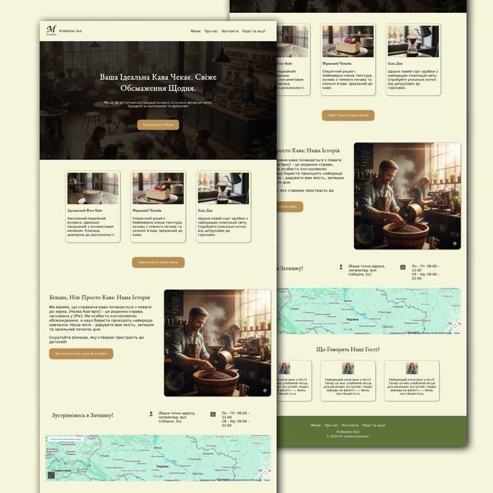 Розробка сайтів. Сайт під ключ. Лендінг, сайт-візитка, корпоративний