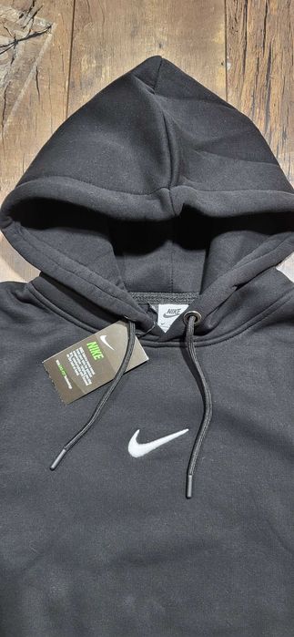 Czarna bluza dresowa męska młodzieżowa premium ocieplana nike XL