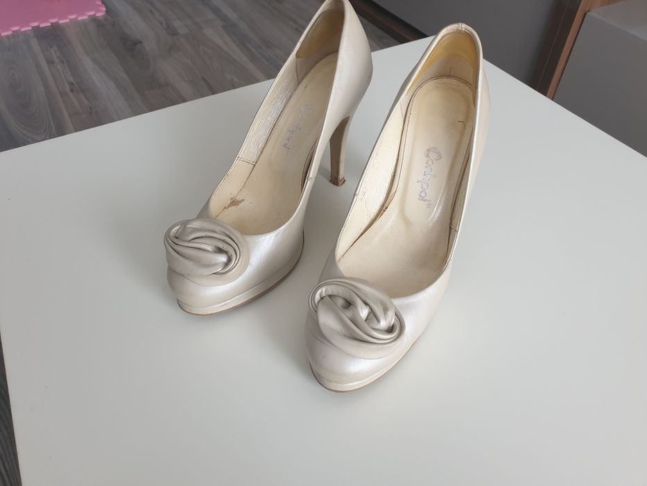 Buty skórzane damskie