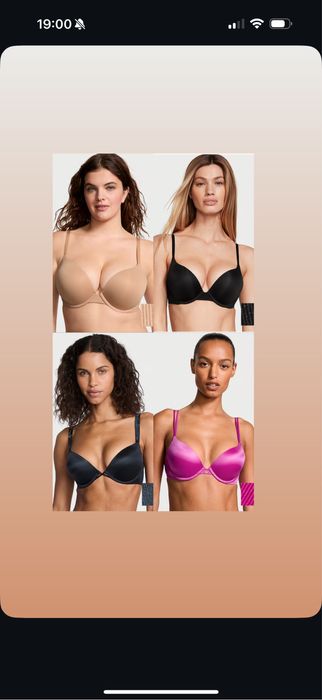 Бра бюст Victoria’s Secret 34А пуш ап push up бюстгалтер ліф