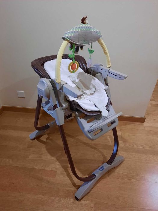 Chicco Cadeira Papa 0+ Polly Magic 2 em 1 castanha