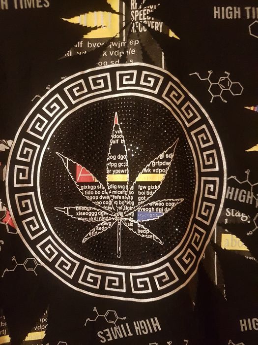 T shirt z nadrukiem FC High Times. Rastafari reggae