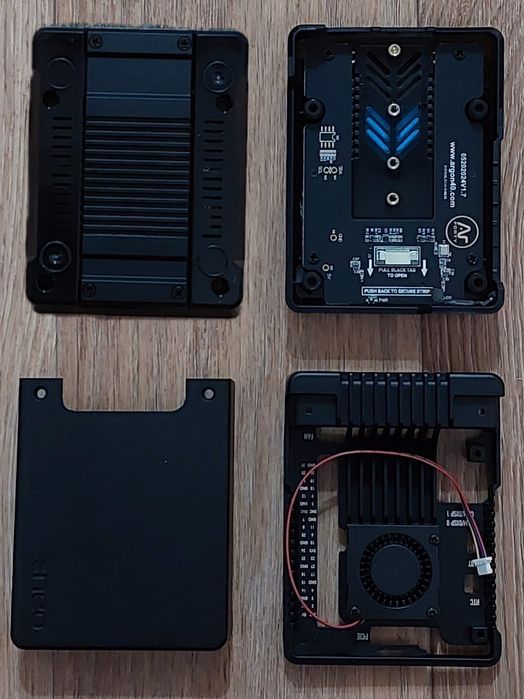 (НОВЫЙ) Корпус Argon NEO 5 M.2 NVMe с M.2 SSD Huadisk 256Gb 512Gb