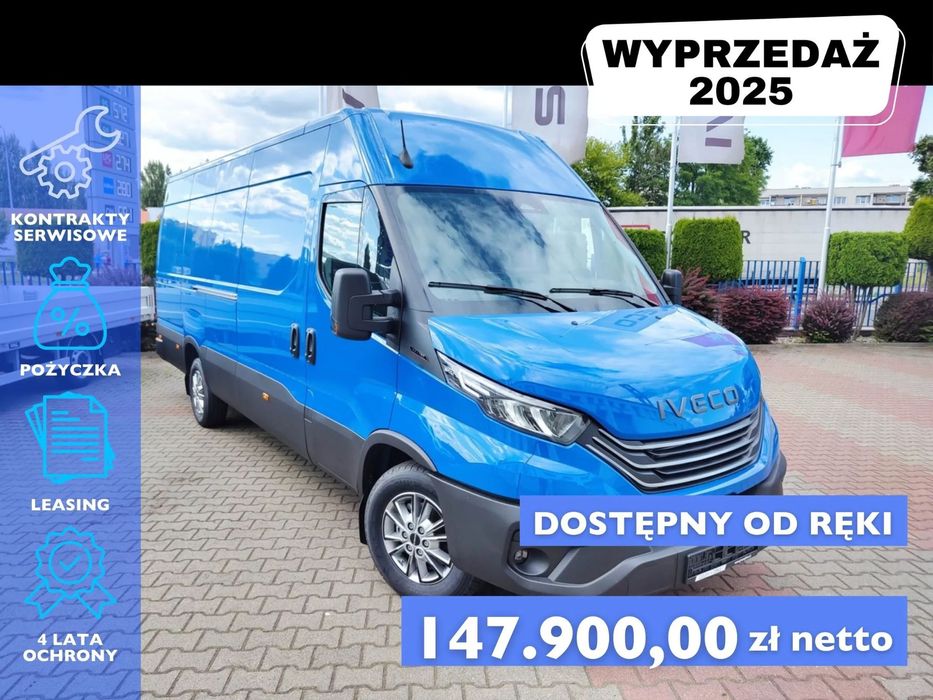 Iveco Daily 3.0 3.5 tony MAXI L4H2 Nowy MY24  Super cena, L4H2, dostępne od ręki Niebieski kolor ! - szeroki wybór