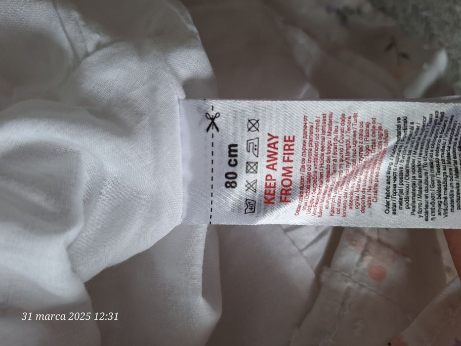 Sukienki dla bliźniaczek rozm. 80