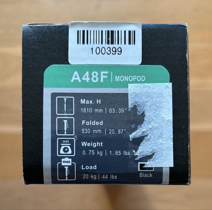 Monopé de alumínio, marca Benro, modelo A48F