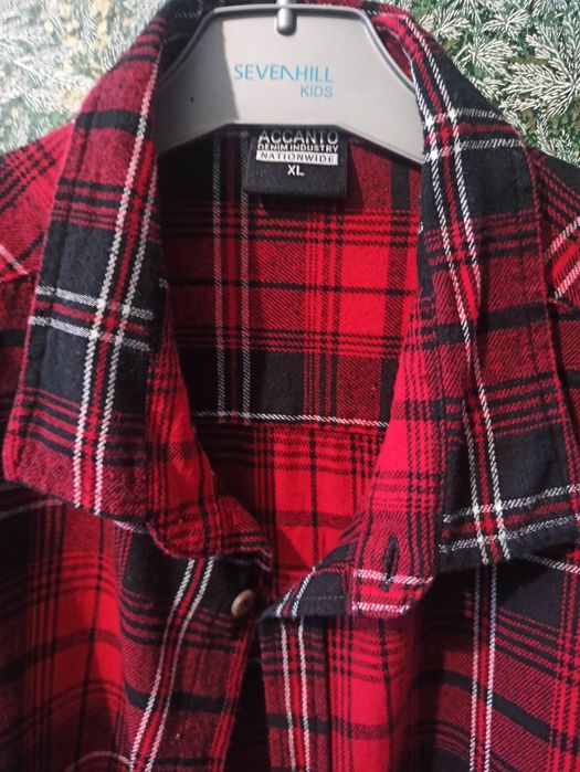 Рубашка яскрава в клітинку