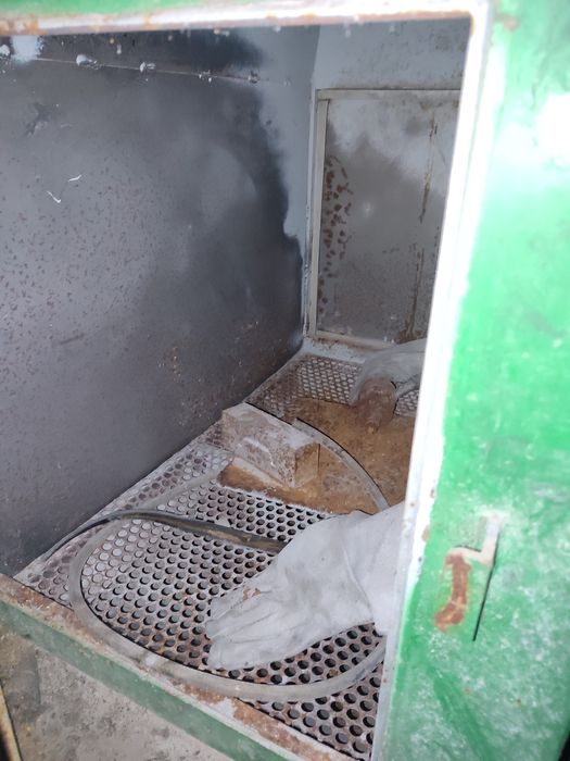 Máquina jato de areia