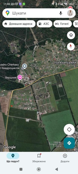 Перспективна ділянка на Луначарського.Біля вул. Онопрієнко