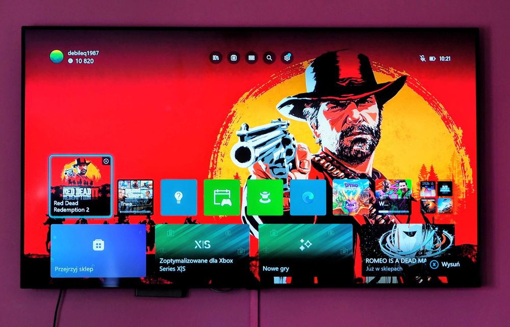 Xbox Series X + RDR 2 oraz GTA V