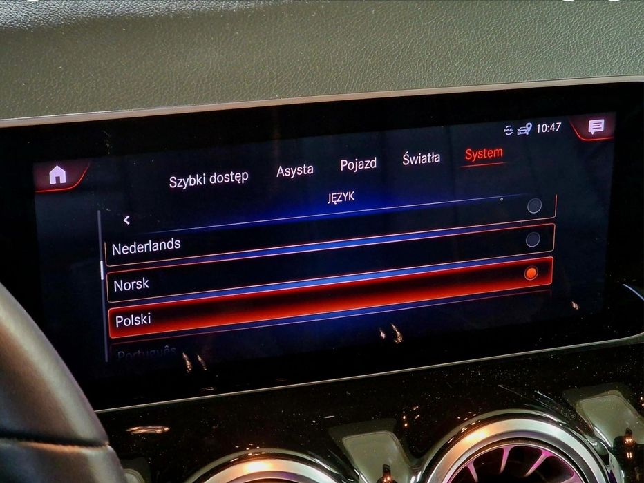 Mercedes konwersja z USA/Kanady/Japonii na Europę dojazd do klienta!