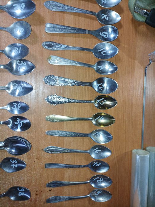 Ложки чайні виделки нержавійка столові ложки