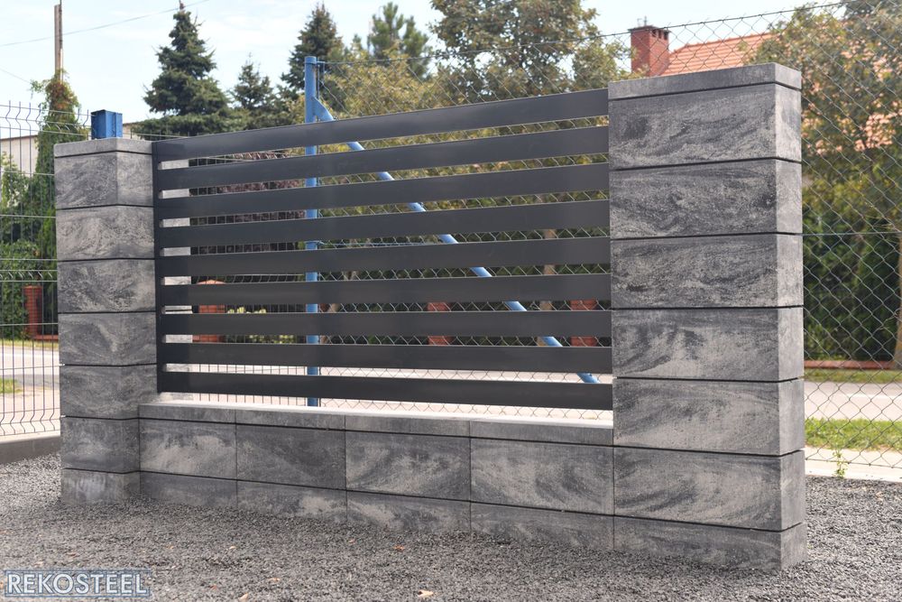 Pustak Ogrodzeniowy STYROBUD FINI. Bloczki Nowoczesne. Ogrodzenie