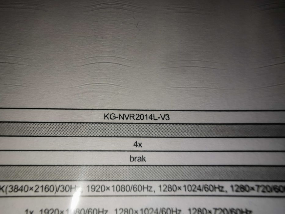 Rejestrator IP Kenik KG-NVR2014L-V3