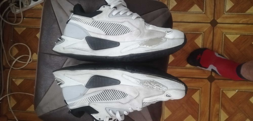 Мужские кожаные кроссовки puma running system