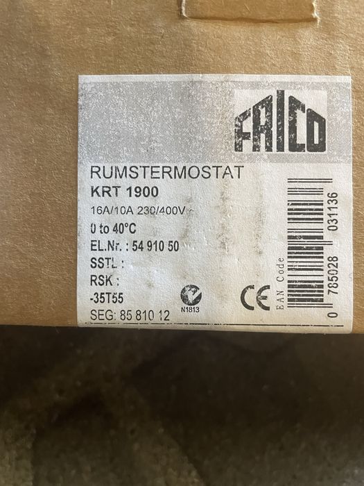 Termostat Frico KRT1900