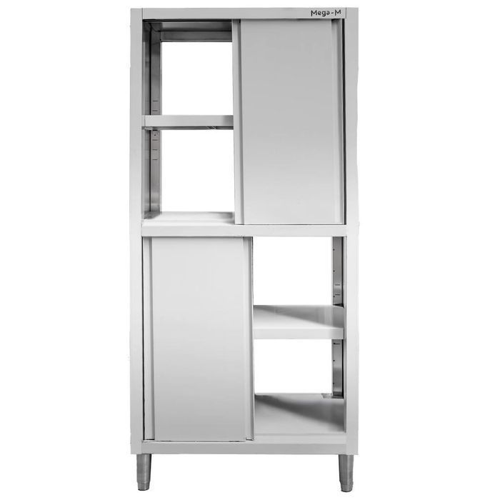 Szafa gastronomiczna przelotowa Mega-M 4-drzwiowa 80x50x200 cm