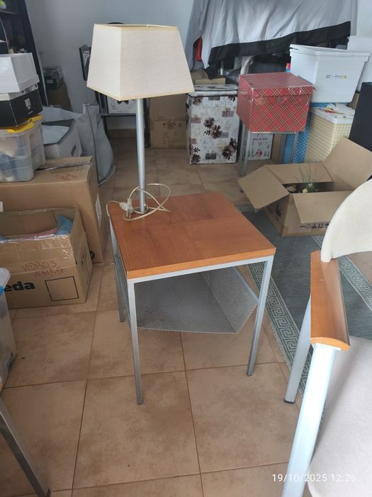 Table with Lamp and Chair
