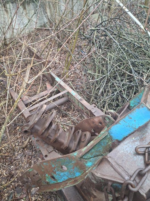Установка экскаватора на  трактор