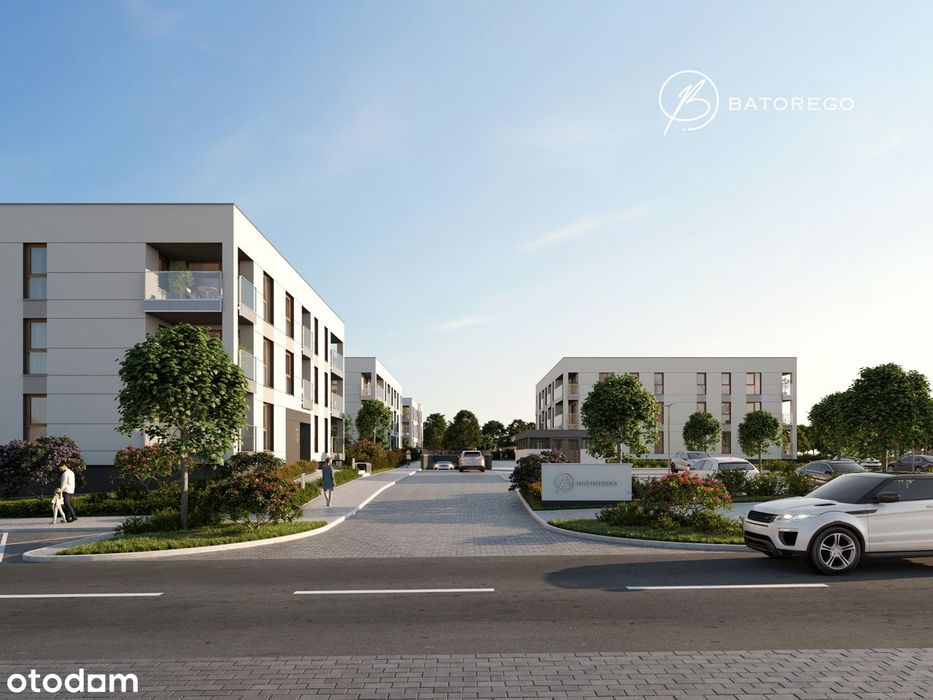 Apartament D15 2 pokoje | 40.76 m² | Niska zabudowa z windą | Batorego