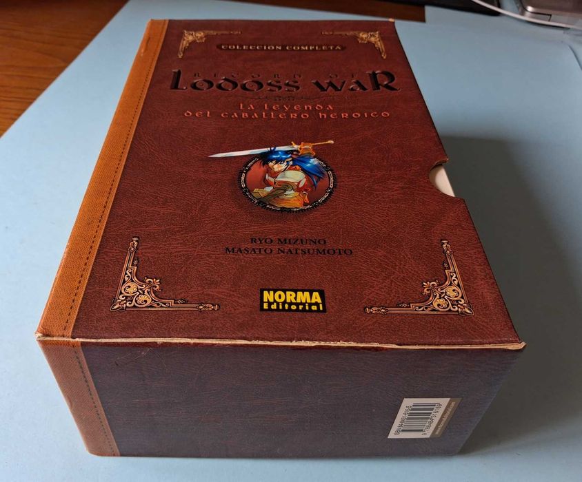 RECORD OF LODOSS WAR - Nº 1 a 19 [Completo] com caixa de arquivo. Mangá Norma Editorial