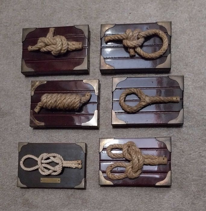 Decoração nós em corda para pendurar na parede