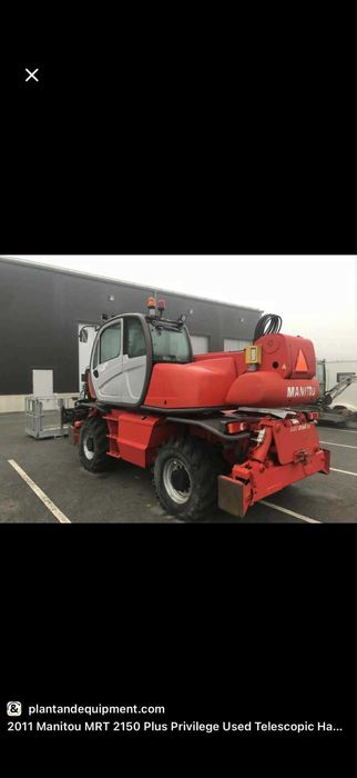 Wynajem ładowarki teleskopowej obrotowej Manitou 2150