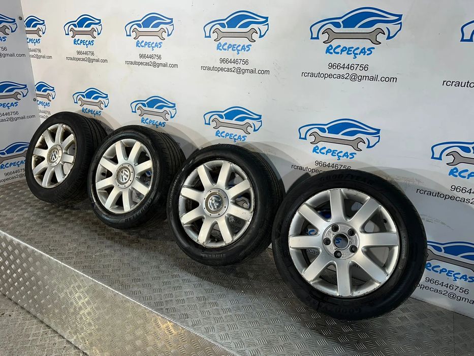 Conjunto Jantes 16 VW Volkswagen Touran 6.5J ET50 5x112 1K0601025R