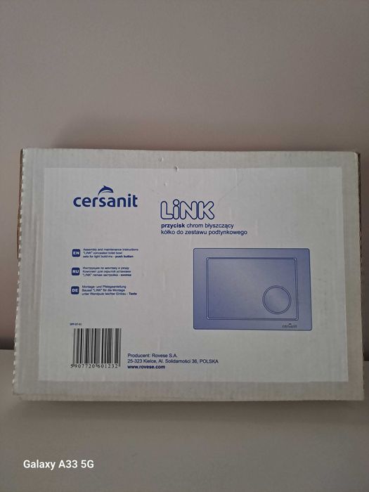 Przycisk do instalacji Cersanit