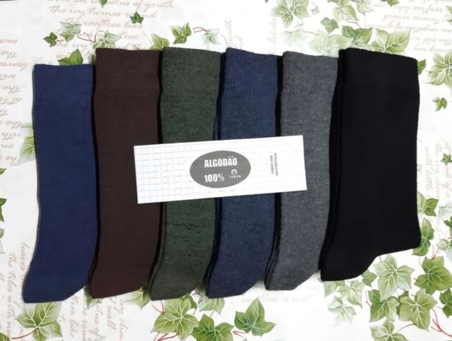 12 pares de meias para homem tamanho 39-42