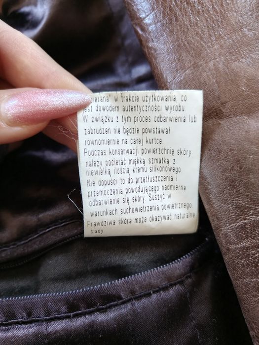 Kurtka skórzana męska Ochnik