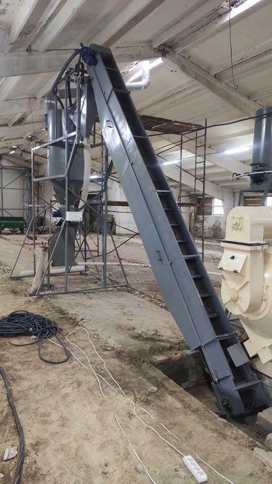 Линия брикетирования гранулирования пеллет брикет опилки лузги соломы