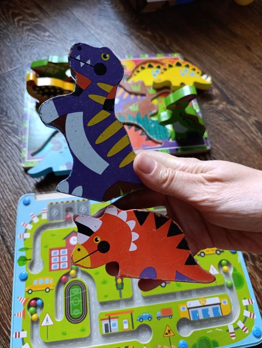 Playtive Магнітний транспорт лабіринт Динозаври фігурки іграшки дитячі