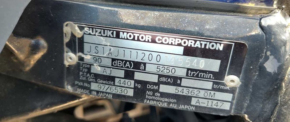 Suzuki GSX600F (Katana) – 1997 – 46.000km