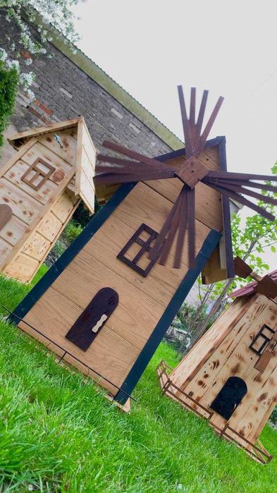 Ozdoby z drewna do ogrodu