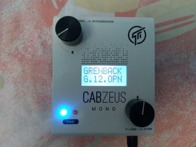 GFI System Cabzeus Mono – Simulador de Colunas & DI Box (Descontinuado / Raro)